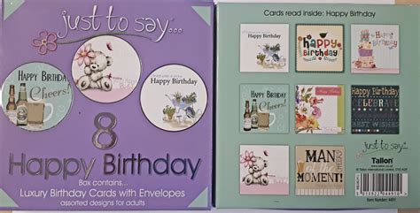 Adult Birthday Cards In Keepsake Box Xtymkl Bookstation