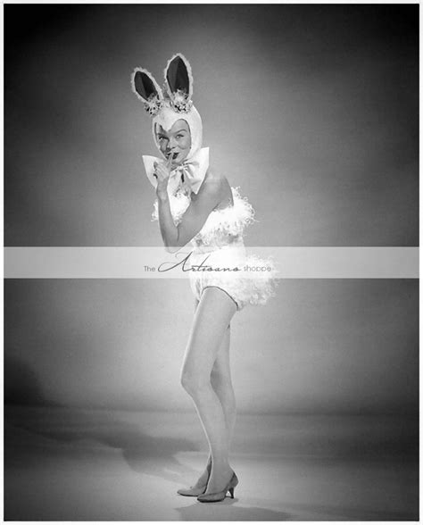 Vintage Bunny Pin Up Girl Hush Bunny White Rabbit Digital Etsy
