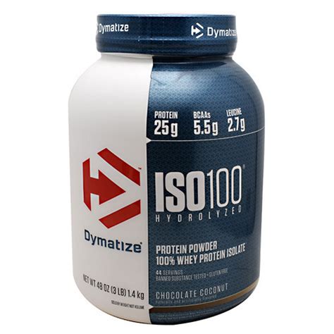 Iso 100 By Dymatize Whey Protein Isolate W Zero Carbs
