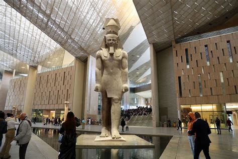 grand egyptian museum starts limited guided tours lonely planet