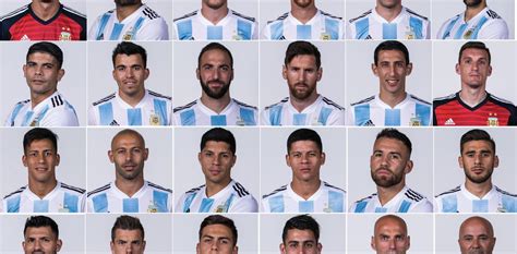album completo las fotos oficiales de los  jugadores de la seleccion argentina