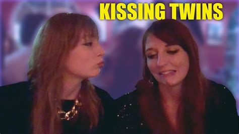 twins kiss images