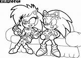 Sonic Coloring Pages Underground Popular Deviantart Library Clipart sketch template