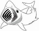 Shark Basking Coloring Whale Pages Megalodon Drawing Cartoon Line Color Clipart Lineart Deviantart Silhouette Colouring Outline Printables Sharks Cliparts Realistic sketch template