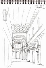 Sketches Brunelleschi Santo Filippo Firenze Spirito Archinect sketch template