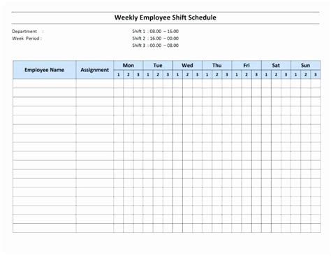 organize  lunch schedule   template  sample