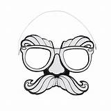 Glasses Disguise Spy Masks Mask Mustache Kids Orientaltrading Crafts Own Color Craft Discontinued sketch template