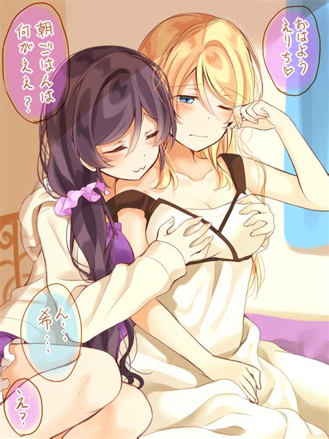 toujou nozomi and ayase eli love live and 1 more drawn by mogu
