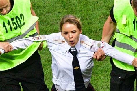 pussy riot are now free again after their world cup pitch invasion