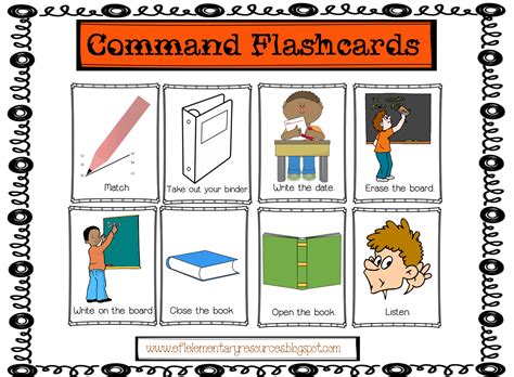 classroom rules  commands english project gep