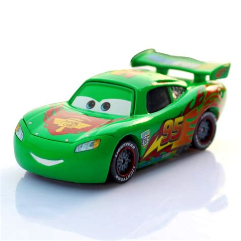 Disney Pixar Cars 2 No 95 Lightning Mcqueen Green Limited Collection 1