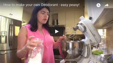 [video tutorial] how to make homemade deodorant homemade mommy