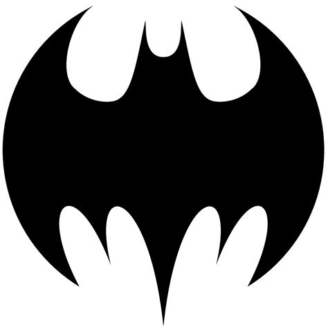 original batman symbol outline clipart