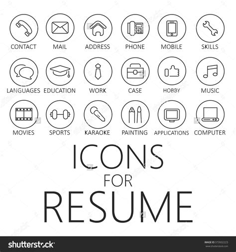 icon cv   icons library