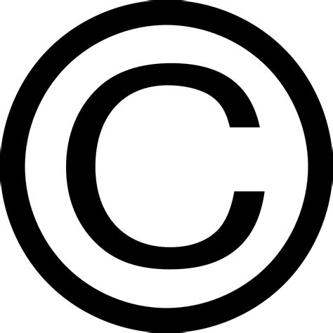 copyright symbol sign royalty  vector graphic pixabay