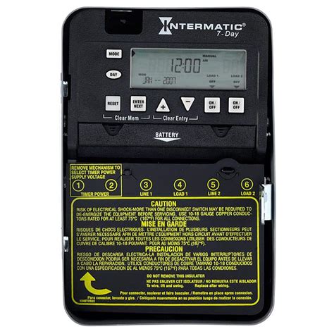intermatic  amp  day xspst  circuit electronic time switch   home depot