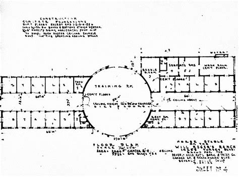 horse stable floor plan    rodgers ranch   plan horse