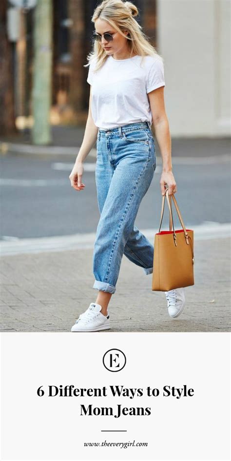 6 Different Ways To Style Mom Jeans The Everygirl