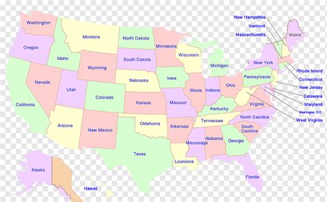 map united states diagram  state  map usa text united states map png pngwing