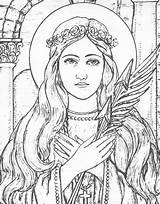 Philomena Cecilia Filomena Draw Immaculata Helvetia sketch template