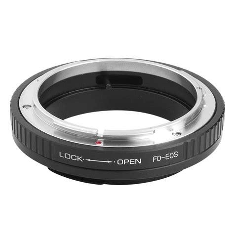 black adapter mount for lenses canon fd to e os ef 5d 6d 7d 40d 50d 60d