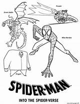 Spider Coloring Miles Morales Verse Man Pages Into Villains Printable Spiderman Print Ultimate Book sketch template