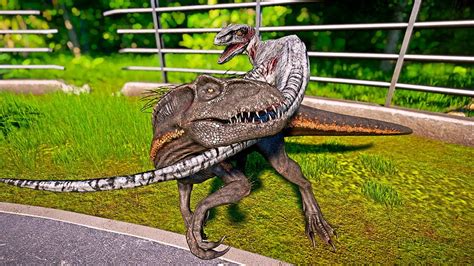 Jurassic World Evolution Indoraptor Vs Blue Breakout