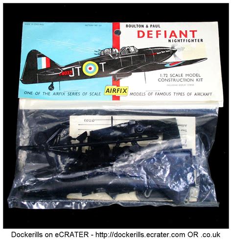 boulton paul defiant vintage airfix type  bag kit airfix kits plastic model kits  toys