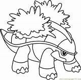 Grotle Coloringpages101 Pokémon sketch template