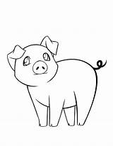 Pig Coloring Pages Drawing Pigs Cute Drawings Printable Baby Google Flying Search Draw Print Kids Color Animals Crafts Easy Tattoo sketch template