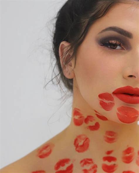 Lipstick Kiss On Face
