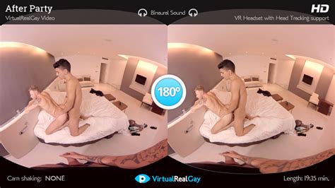 after party gay vr porn from virtualrealgay vr porn virtual reality sex