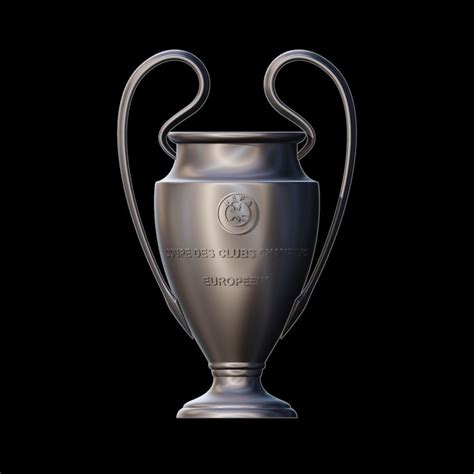 uefa champions league trophy replica printable stl  model