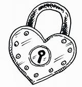 Heart Draw Drawing Drawings Lock Easy Padlock Valentine Shaped Valentines Shape Cute Boyfriend Line Coloring Clipartmag Key Rayner Shoo Pages sketch template