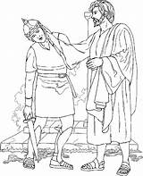 Jesus Heals Coloring Malchus Kids Servant Ear Centurion Sunday School Healing Lepers Pages Healed Bible Activity His Centurions Sabbath Son sketch template