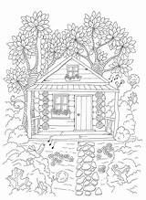 Coloring Pages Mandala House Dessin Colouring Maison Adult Spring Para Printable Colorir Mandalas Paisagens Visit Choose Board Color sketch template