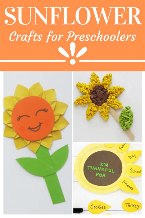 super cute sunflower crafts  kids