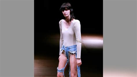thong jeans make debut at tokyo s fashion week and twitter is not