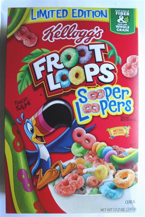 grocery gems  fruit loops limited edition cereal sooper loopers cybercandy