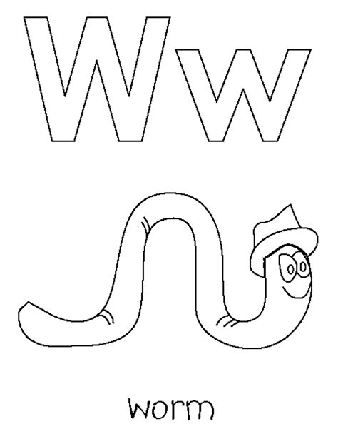 preschool worm coloring pages coloring pages