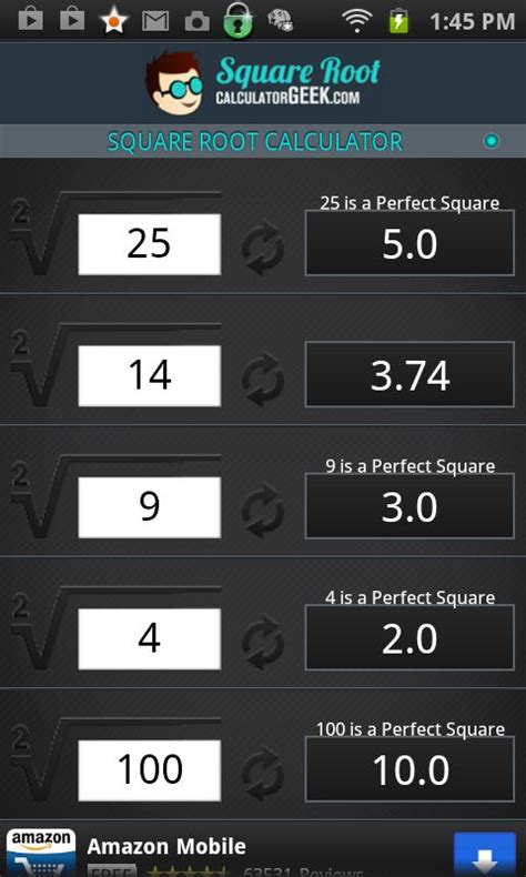 square root calculator  android apk