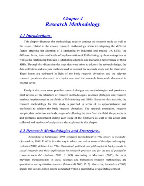 chapter  research methodology