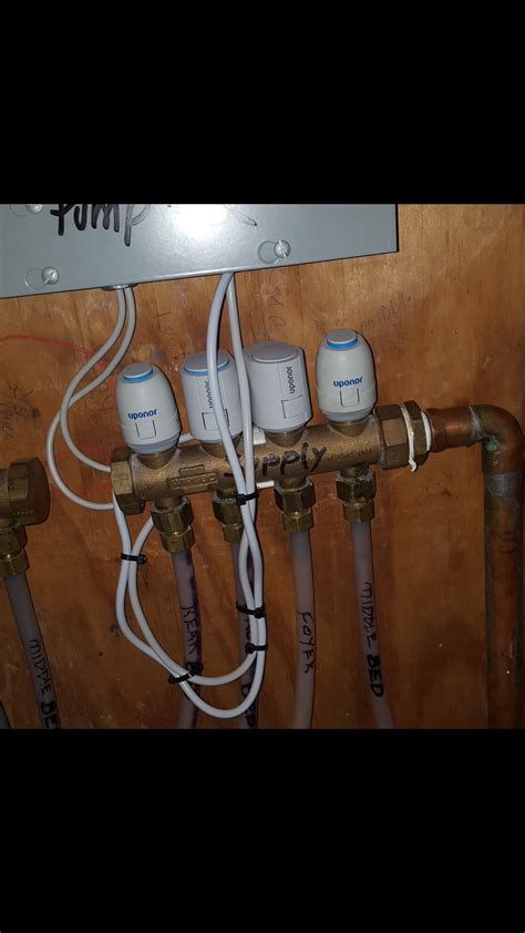 uponor actuator noise heating   wall