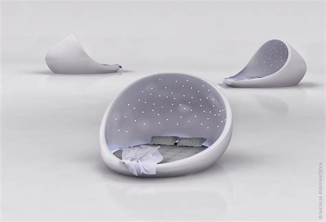 cosmos cocoon shaped bed designs ideas  dornob