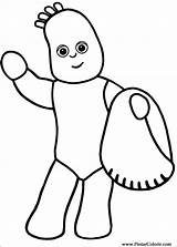 Garden Night Coloring Pages Colouring Iggle Piggle Book Info Cbeebies Printable Kids Colour Colorir Pintar Desenhos Drawing Drawings Birthday Paint sketch template