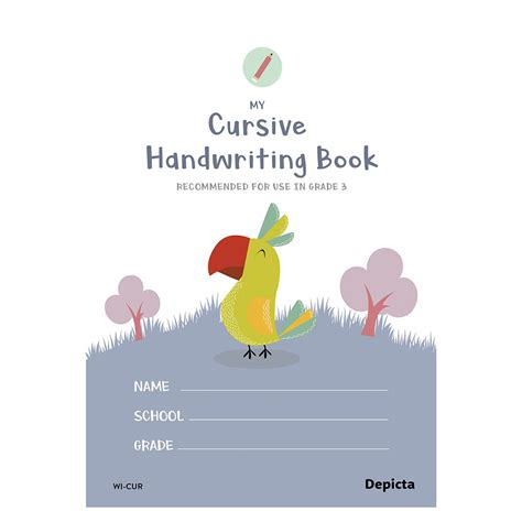 cursive handwriting book play school room cc