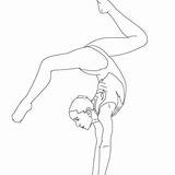 Gymnastics Beam Hellokids Gimnastica Pintar sketch template