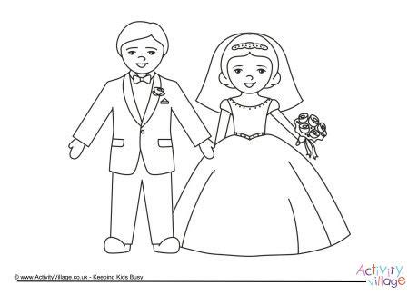bride  groom colouring page  wedding coloring pages love coloring