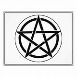 Pentacle Pagan sketch template