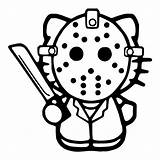 Horror Edgy Friday 13th Goth Freetoedit Kuromi Kidcore Hellokitty Spooky Clipartkey Voorhees Kindpng Piratevinyldecals Pngitem sketch template
